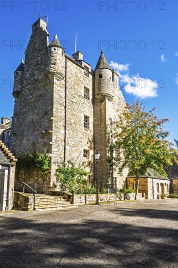 Ferniehirst Castle, Oxnam, Jedburgh, Scottish Borders, Roxburghshire, Scotland, UK