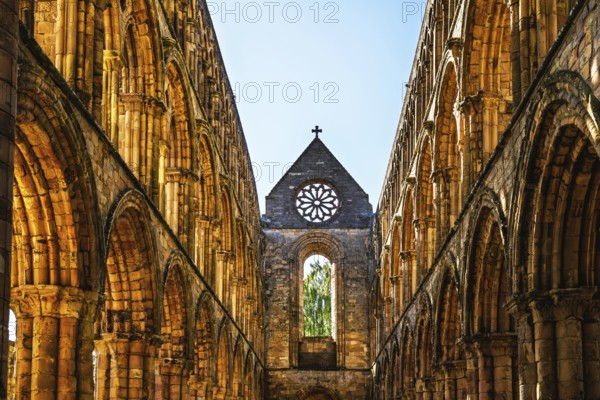 Jedburgh Abbey, Augustinian Abbey, Jedburgh, Scottish Borders, Scotland, UK