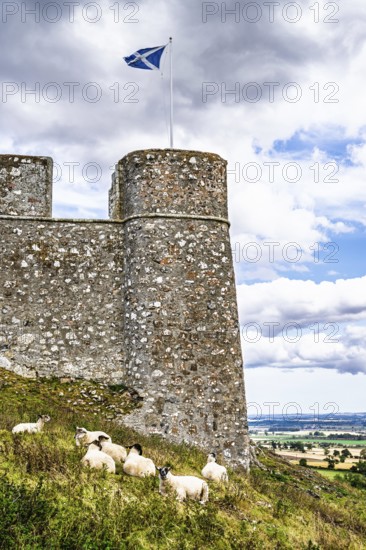 Hume Castle, Greenlaw, Scottish Borders, Scotland, UK