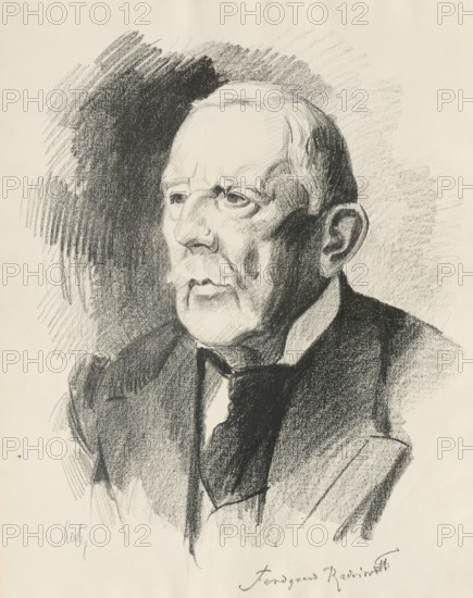 Ferdynand Fryderyk Radziwi of the Traby coat of arms (born 19 October 1834 in Berlin, died 28 February 1926 in Rome) Prince, Polish politician, historical, authentic, digitally restored reproduction from an original from around 1919, exact date of depiction unknown