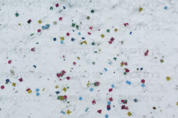 Confetti in the snow