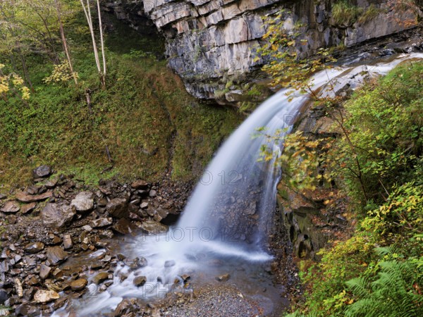 Diesbach Waterfall, Canton of Glarus, Switzerland