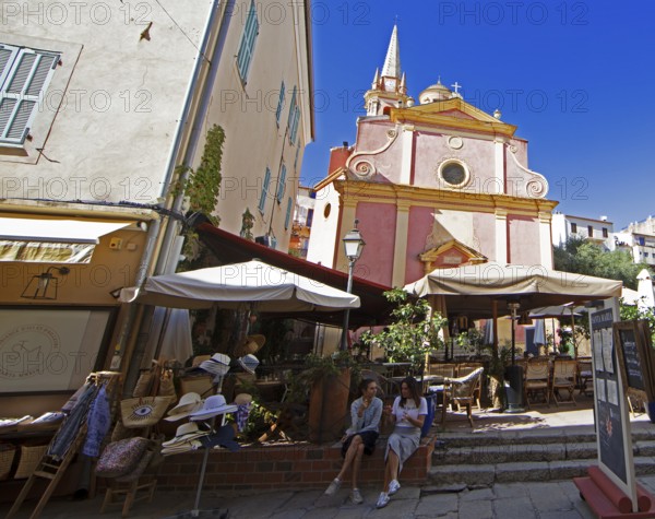 Church Cathedral Sainte Marie Majeure, Calvi, Balagne, Haute-Corse Department, Corsica, France
