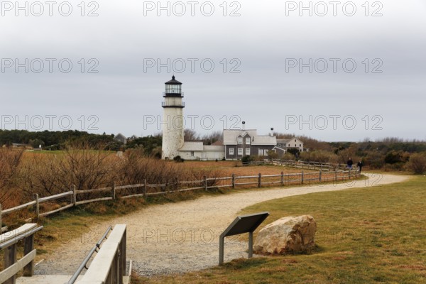 Highland lighthouse, Cape Cod Light, lighthouse, typical architectural style, fall, North Truro, Cape Cod, Massachusetts, New England, USA