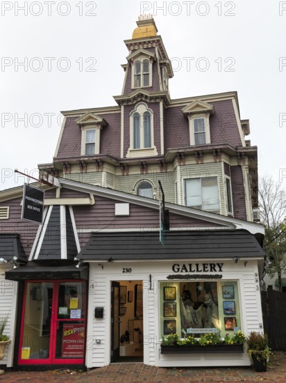 Lancy House, historic building, business premises, Gallery, Provincetown, Cape Cod, Massachusetts, New England, USA