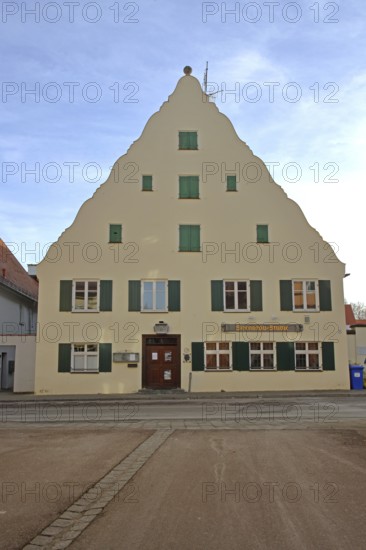 Gasthaus Sirenbräu-Stüble, historic building, Nördlingen, Bavaria, Germany