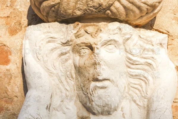 Mori statue at Campo dei Mori, Venice, Veneto, Italy