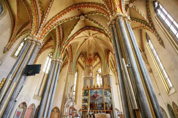 Church of the Blessed Virgin Mary or Budapest's Inner City Parish Church, Interior, Budapest, Hungary