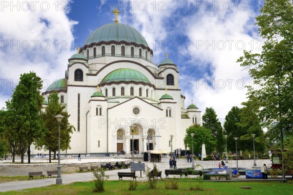 Saint Sava Church or Temple of Saint Sava orthodox church, Belgrade, Serbia