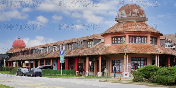 Shopping arcade, Sremski Karlovci, Vojvodina province Serbia