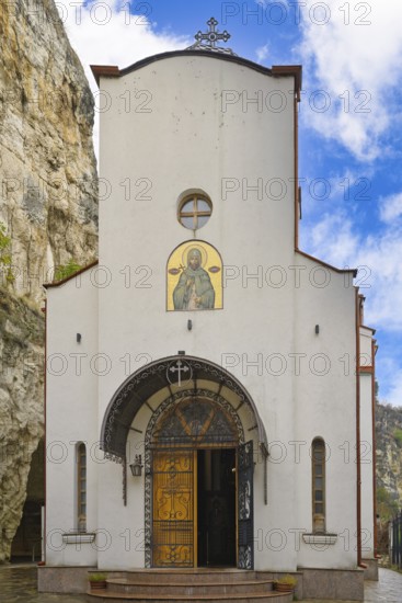 Bulgarian Orthodox Rock cave Monastery of Saint Dimitar Basarbowski, Church, Basarbovo, Rousse, Bulgaria