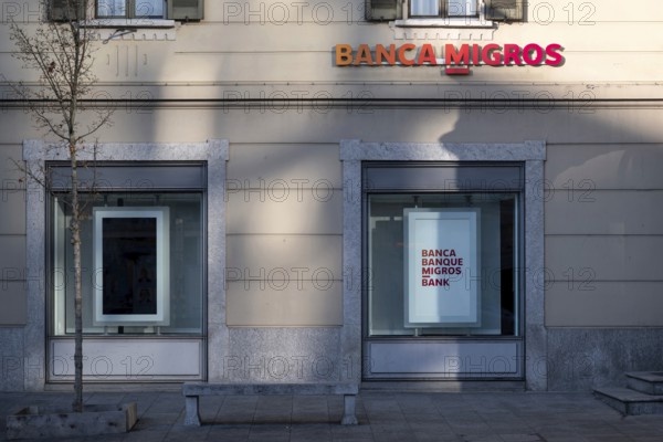 Symbolic photo of Banca Migros, Lugano, Tessin, Switzerland