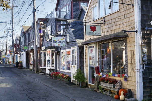 Artisans, Restaurants and Shops, Bearskin Neck, Rockport, Cape Ann, Massachussets, New England, USA