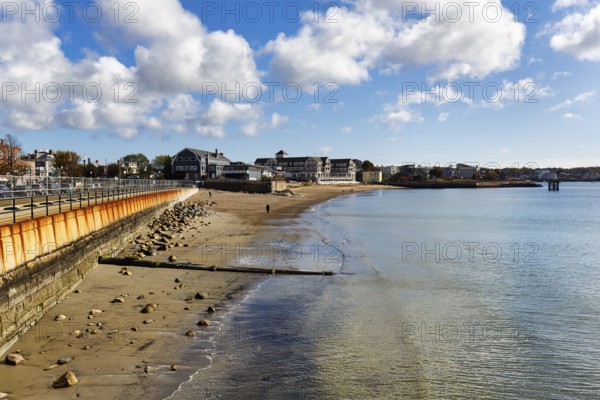 Coastal Town of Gloucester, Cumulus, Cape Ann, Massachusetts, New England, USA