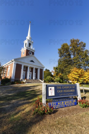 Church of Our Redeemer Episcopal, Talitha Koum Korean Presbyterian Church Parish, Lexington Battle Green, Lexington, Massachussets, USA