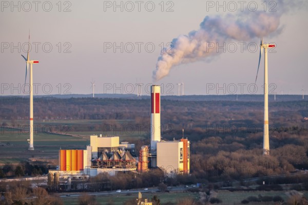 Müll-Heiz-power plant Bremerhaven, waste incineration plant that generates electricity and district heating, the Bremerhavener Entsorgungsgesellschaft