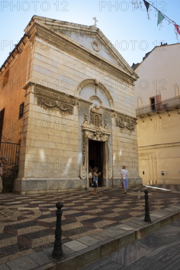 Façade of the Immaculate Concepcion Church or Brotherhood House, Old Town, Bastia, Haute-Corse Department, North Coast, Corsica, France