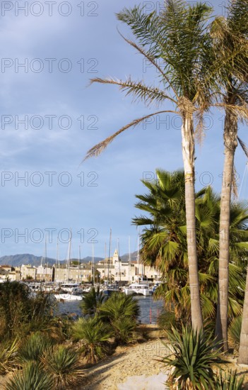 Saint-Florent on the Gulf of Saint-Florent in the Mediterranean, Haute-Corse, Corsica