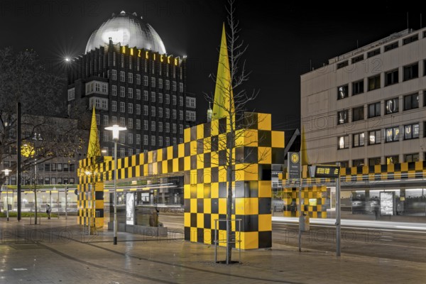 S-Bahn stop at Anzeigerhochhaus Hannover Germany