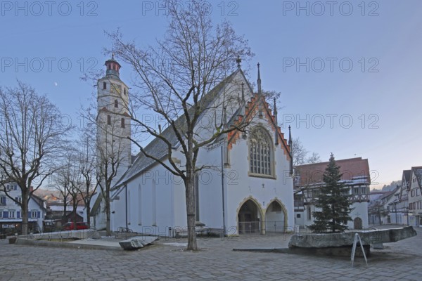 Gothic Protestant City Church of St. Peter and Paul, Blaubeuren, Swabian Jura, Baden-Württemberg, Germany