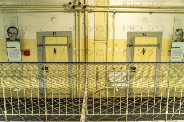 Cells in the former Stasi prison Bautzen II, today a memorial in Bautzen, Upper Lusatia, Saxony, Germany