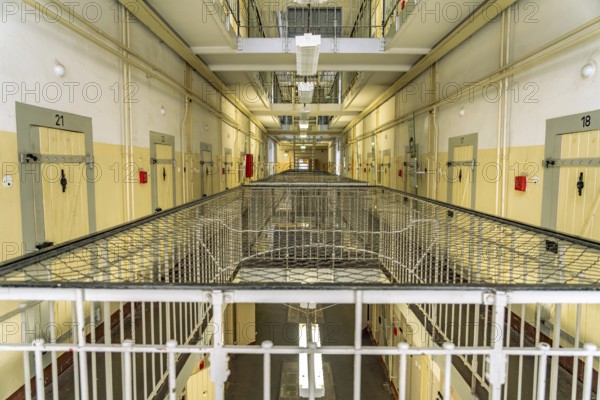 The former Stasi prison in Bautzen II, today a memorial in Bautzen, Upper Lusatia, Saxony, Germany