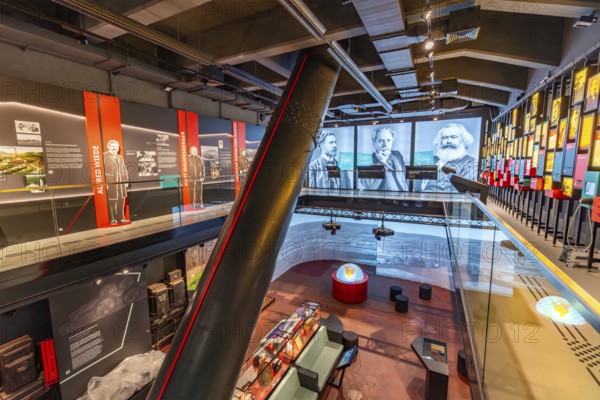 Multimedia exhibition in the coal world, Steinkohlebergbau Sachsen Museum, Oelsnitz im Erzgebirge, Saxony, Germany