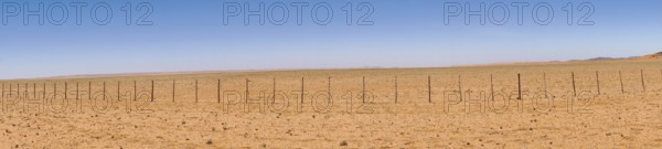 Fence, farm, desert, wildlife fence, Kalahari, Namibia