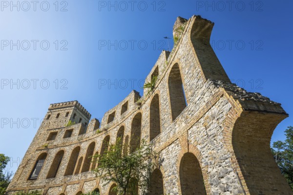 Norman tower with the wall of a Roman theatre, Sanssouci, Potsdam