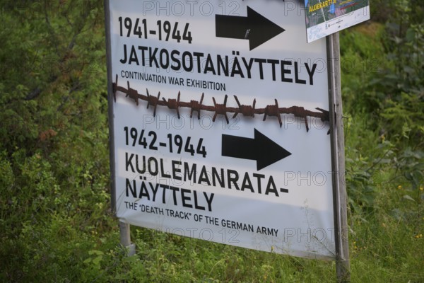 Kotiranta, Ala-Vuokki, Kainuu, Finland, guide to the continuation war exhibition and 'death rail' of the German Army Winter War 1939-1940, Winter War Memorial, Suosalmi, Finland, EuropaKotiranta, Ala-Vuokki, Kainuu, Finland
