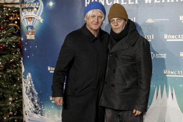 Detlev Buck and August Diehl at the premiere of the 21st Original Roncalli Christmas Circus Berlin at Berlin's Tempodrom on 19.12.2025