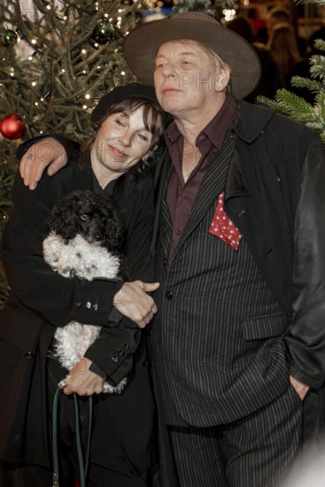 Meret Becker and Ben Becker at the premiere of the 21st Original Roncalli Christmas Circus Berlin at Berlin's Tempodrom on 19.12.2025