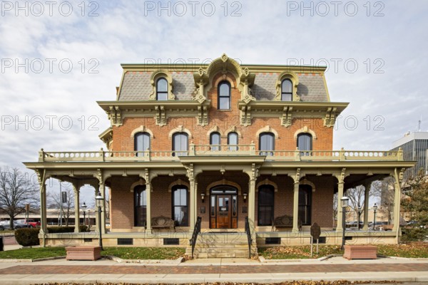 Canton, Ohio - The Ida Saxton McKinley House at the First Ladies National Historic Site. First Lady Ida McKinley and her husband William McKinley lived her for many years
