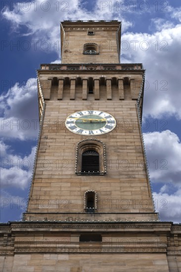 Fürth Town Hall Tower, replica of Palazzo Vecchio, Florence, Fürth Bavaria, Middle Franconia, Bavaria, Germany