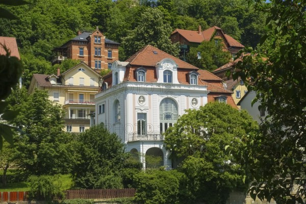 Houses in Gartenstraße, building, villa, Tübingen, Baden-Württemberg, Germany