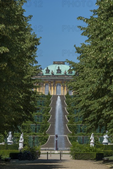 Staircase at Sanssouci Palace, Potsdam