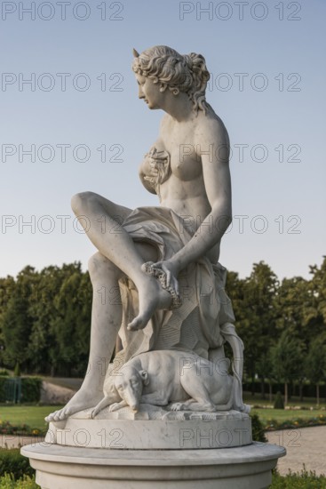 Bathing Diana sculpture, Queen of the Hunt, Sanssouci Park, Potsdam