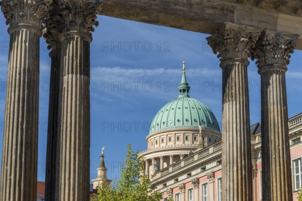 City Palace and St. Nicholas Church on the Old Market Square, Potsdam