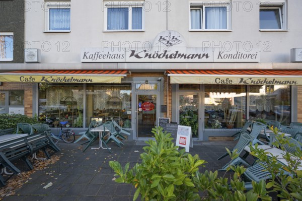 Café from the 1968s, Röthenbach near Schweinau, Nuremberg, Middle Franconia, Bavaria, Germany