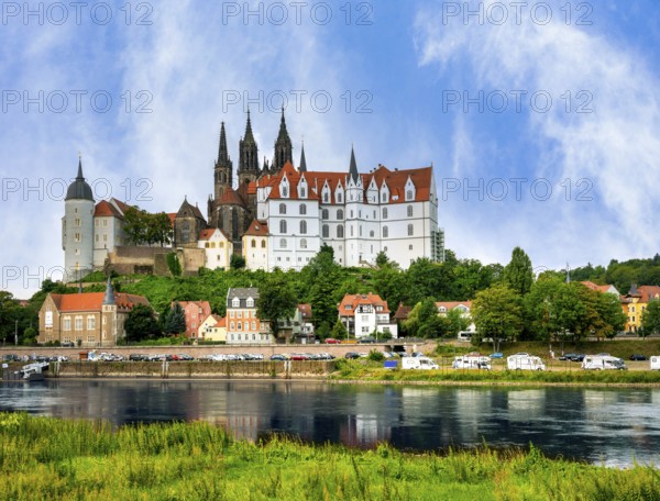 Castle and castle in Meissen, Saxony, Germany
