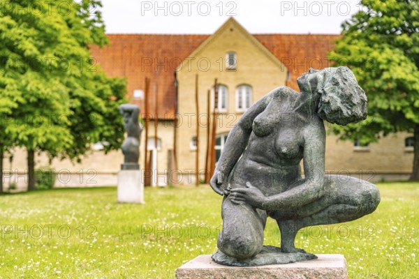 Sculpture appearance by Emil Jensen, sculpture park of the museum island Gottorf Castle, city of Schleswig, Schleswig-Holstein, Germany
