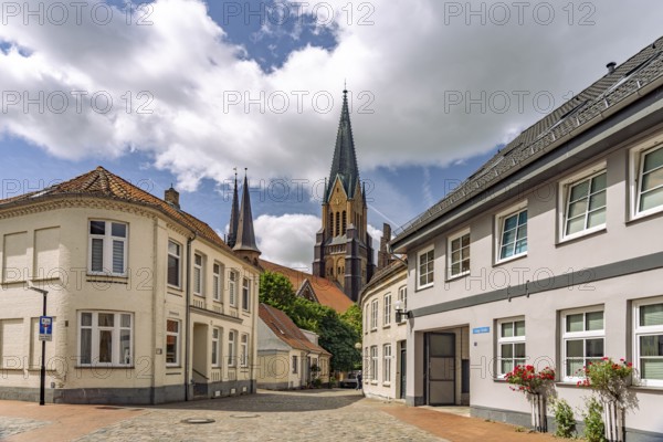Old Town of Schleswig and St. Peter Cathedral, City of Schleswig, Schleswig-Holstein, Germany