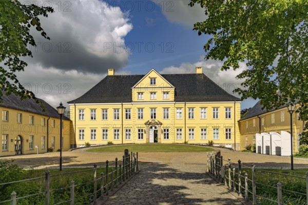 The Schleswig-Holstein State Archives in the historic Prince's Palace, City of Schleswig, Schleswig-Holstein, Germany