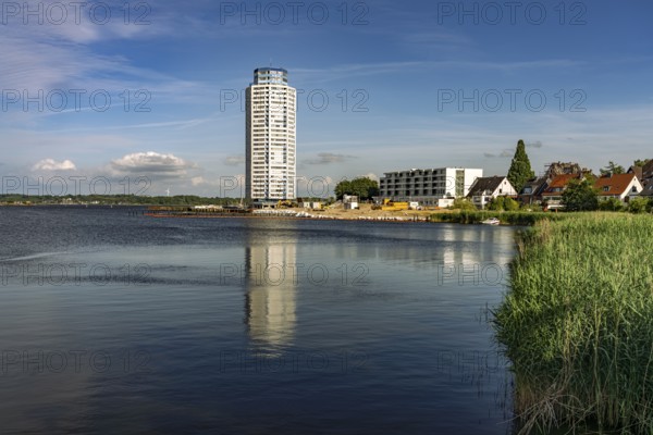 The Viking Tower and Schlei, City of Schleswig, Schleswig-Holstein, Germany
