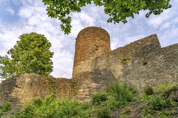 The ruins of the castle in Polle, Samtgemeinde Bodenwerder-Polle, Lower Saxony, Germany