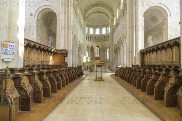 Abbey of Fleury (Benedictines), Saint-Benoît-sur-Loire, Département Loiret, France