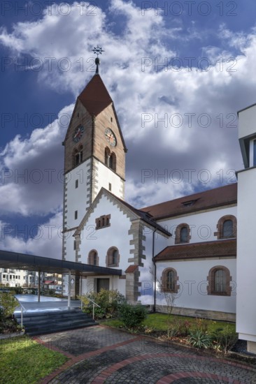St. Ottokirche, Lauf an der Pegnitz, built around 1900, conversion 1970 to 1971, Ottogasse 5, Middle Franconia, Bavaria, Germany