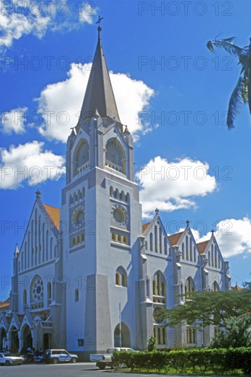 St. Joseph's Cathedral in Dar es-Salaam, Tanzania, Africa, June 2000, vintage, retro, old, historic