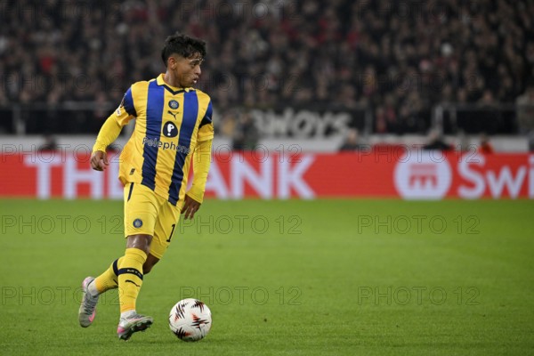 Aufwaermen Training Itamar Noy Maccabi Tel-Aviv FC (30) portrait Europa League, MHPArena, MHP Arena Stuttgart, Baden-Württemberg, Germany