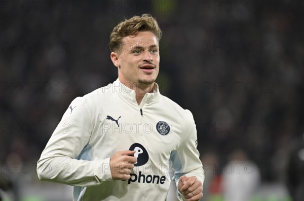 Warm-up training Itamar Noy Maccabi Tel-Aviv FC (30) portrait Europa League, MHPArena, MHP Arena Stuttgart, Baden-Württemberg, Germany